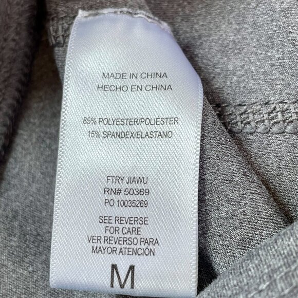 NWOT Juicy Couture Sport Cropped Hi-Rise Logo Leggings Gray Size Medium - Picture 9 of 11